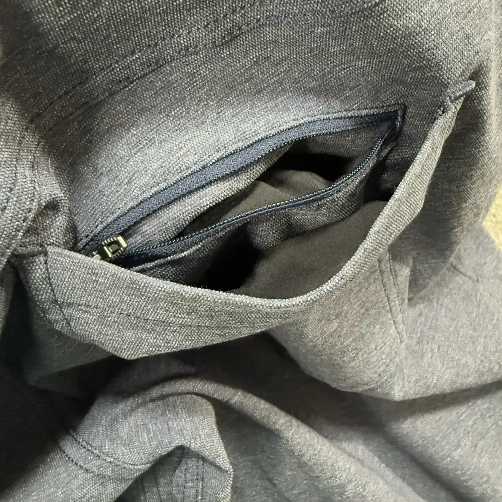 Lululemon ABC Classic Fit Straight Leg Warpstreme Five Pocket Pant Blue 34X32